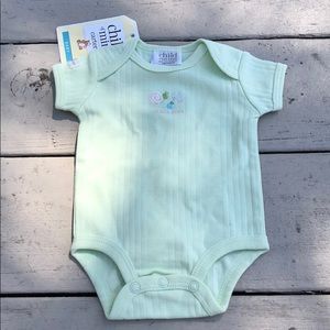 Light green Preemie Onesie
